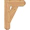 Ekena Millwork Traditional Craftsman Smooth Bracket w/ Offset Brace, Western Red Cedar, 7 1/2"W x 20"D x 28"H BKT0806X20X28TRA04SWR - alternate 4